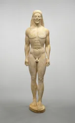 Kouros, ca. 530 v. Chr. (Dolomitischer Marmor)